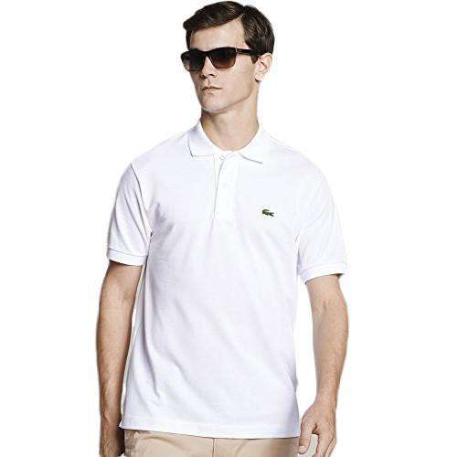 Short Sleeve Classic Pique Polo in White by Lacoste - Country Club Prep