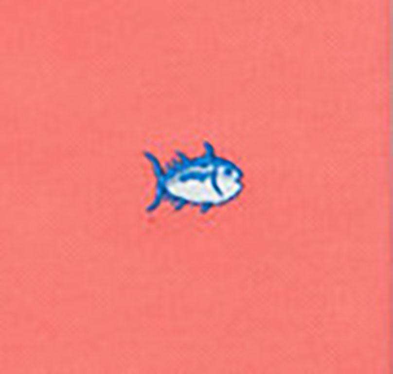 Short Sleeve Classic Skipjack Polo in Coral Beach by Southern Tide - Country Club Prep