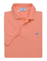 Short Sleeve Classic Skipjack Polo in Melon by Southern Tide - Country Club Prep