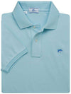 Short Sleeve Classic Skipjack Polo in Sky Blue by Southern Tide - Country Club Prep
