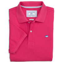 Short Sleeve Skipjack Polo in Dark Pink by Southern Tide - Country Club Prep