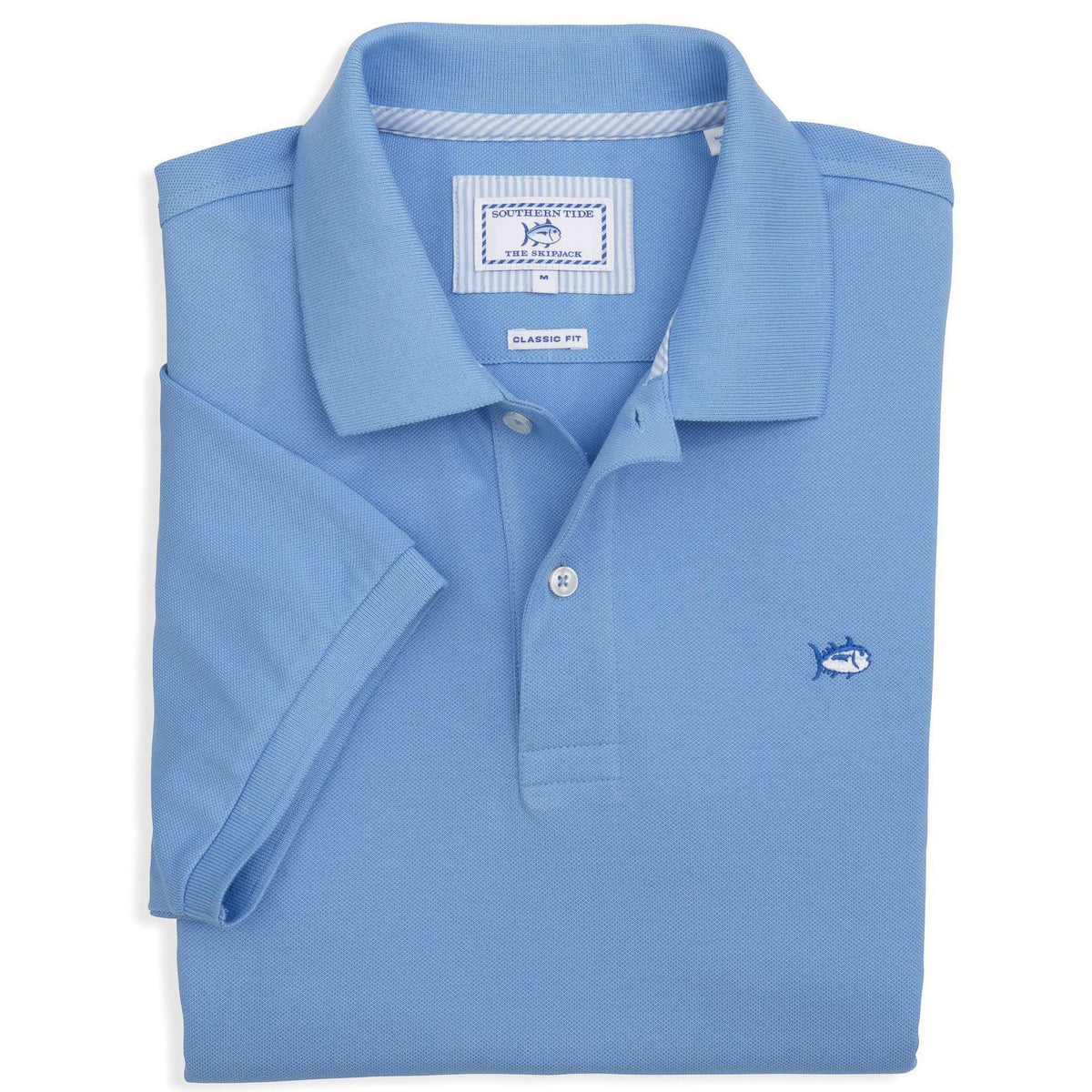 Short Sleeve Skipjack Polo in Ocean Channel by Southern Tide - Country Club Prep