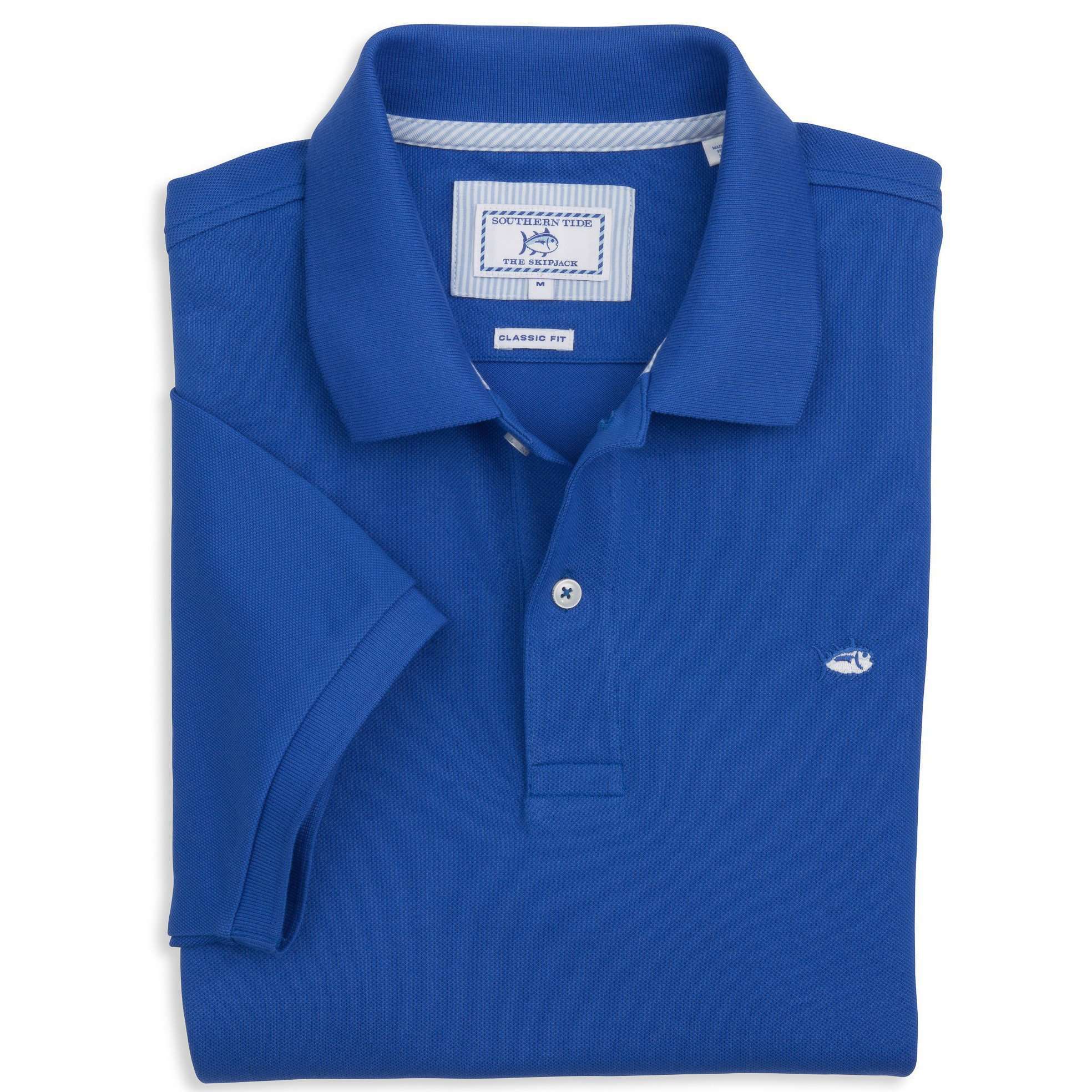 Short Sleeve Skipjack Polo in Royal Blue by Southern Tide - Country Club Prep