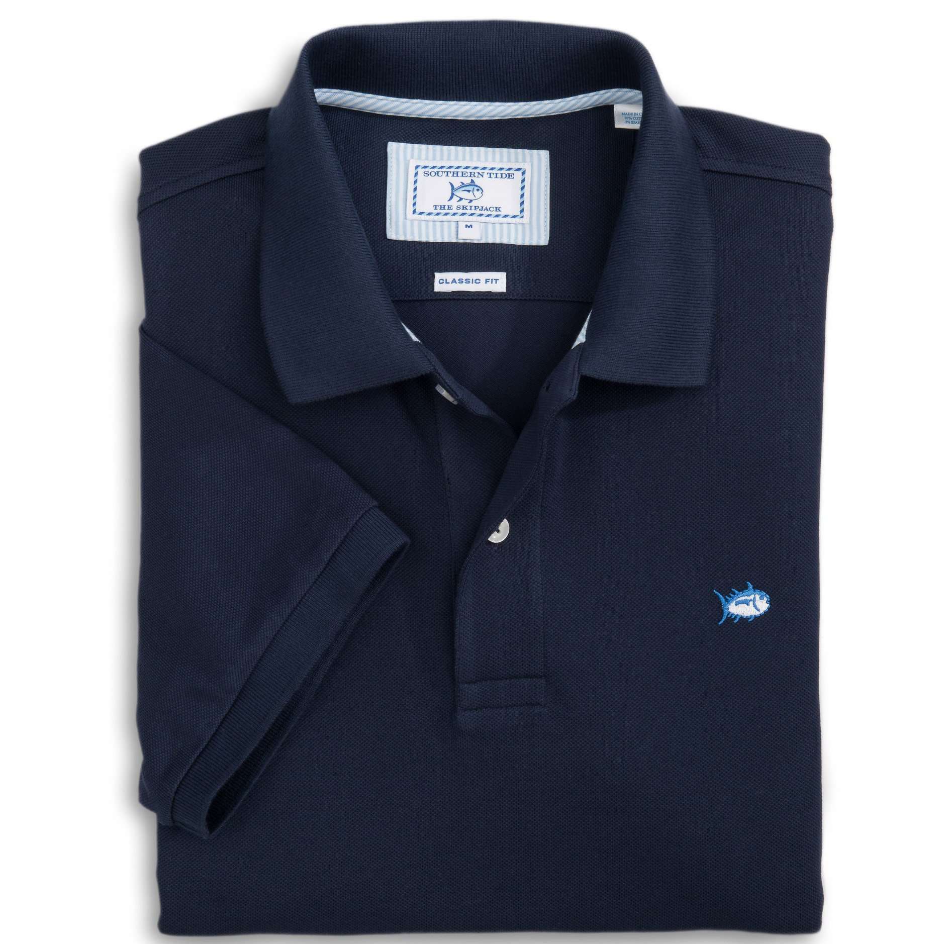 Short Sleeve Skipjack Polo in True Navy by Southern Tide - Country Club Prep