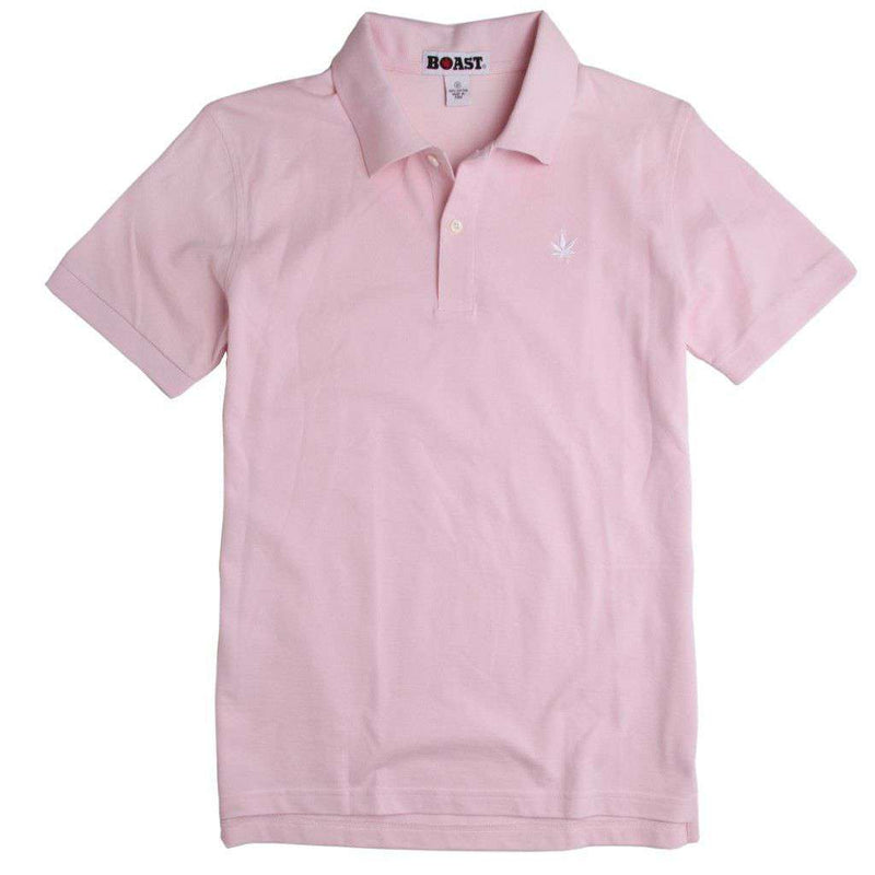 Boast Solid Classic Polo in Chalk Pink – Country Club Prep