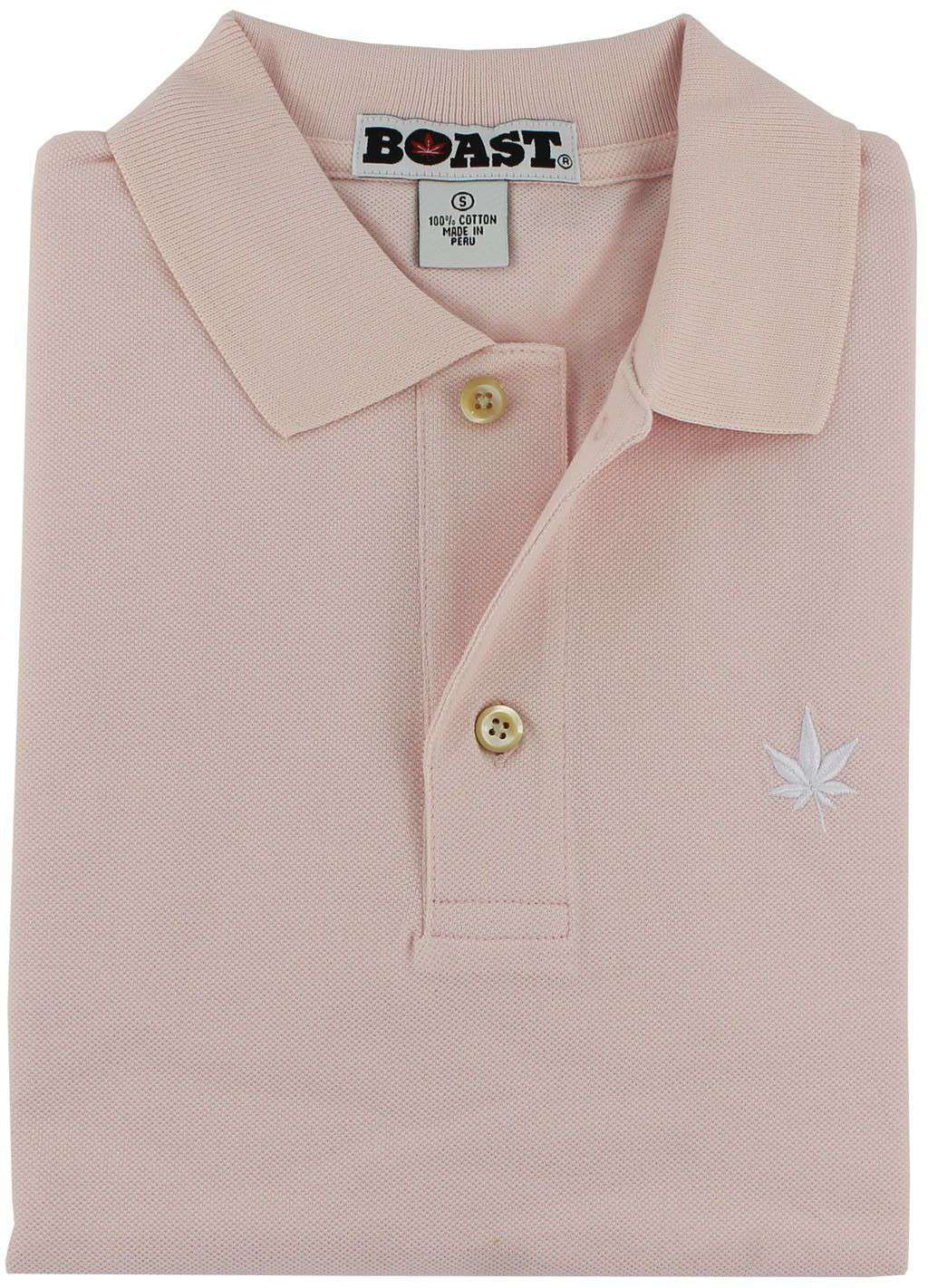 Solid Classic Polo in Chalk Pink by Boast - Country Club Prep