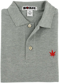 Solid Classic Polo in Heather Grey by Boast - Country Club Prep