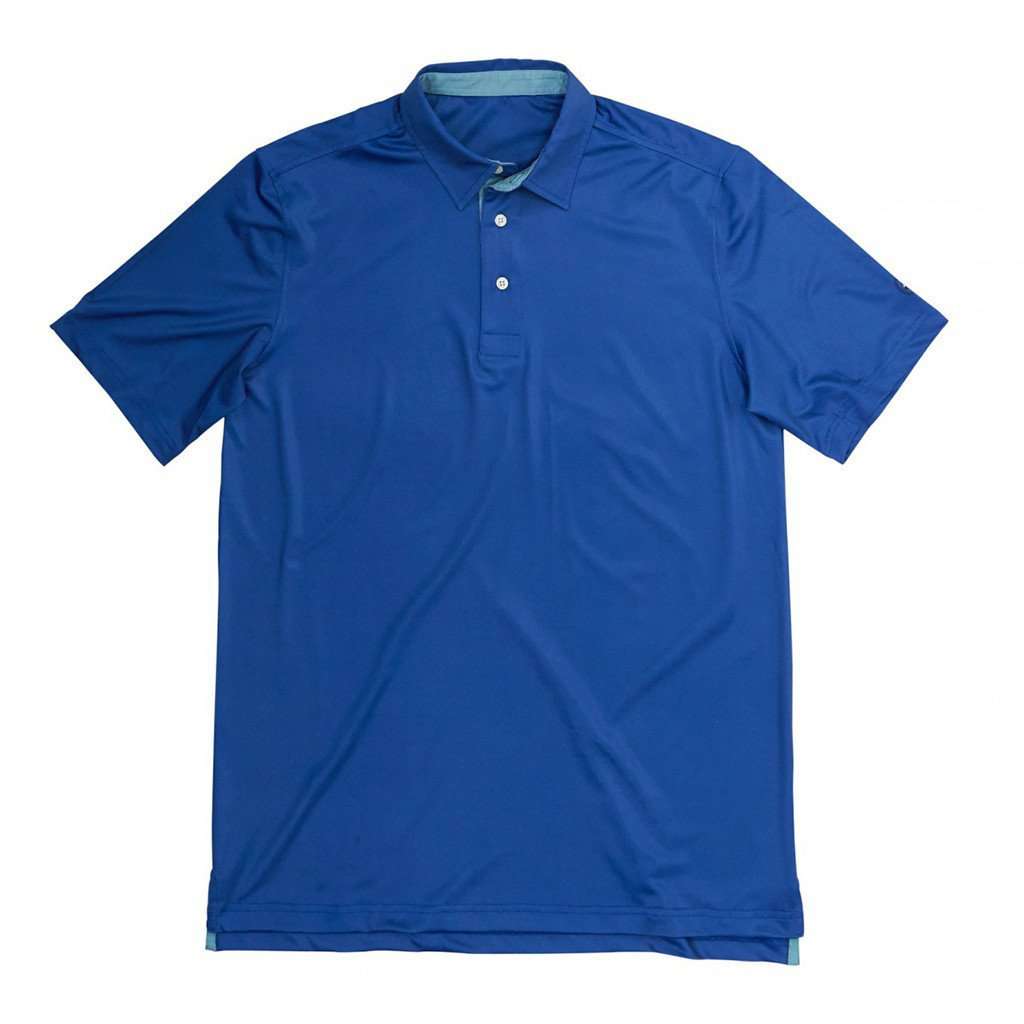 Solid Performance Polo in Snorkel by Southern Proper - Country Club Prep