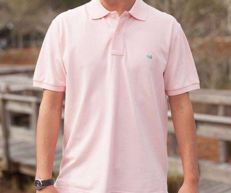 Stonewall Polo in Dogwood Pink by Southern Marsh - Country Club Prep