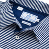Striped Channel Marker Polo in Blue Depths by Southern Tide - Country Club Prep