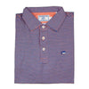 Striped Channel Marker Polo in Nectar by Southern Tide - Country Club Prep
