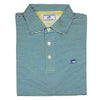 Striped Channel Marker Polo in Pineapple by Southern Tide - Country Club Prep