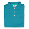 Striped Channel Marker Polo in Seaglass by Southern Tide - Country Club Prep