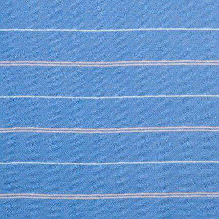 Striped Polo in Bocce Blue by Southern Proper - Country Club Prep
