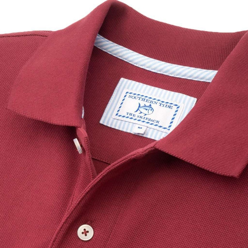 Texas A&M Gameday Skipjack Polo in Chianti by Southern Tide - Country Club Prep