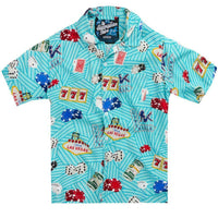The All In Hawaiian Shirt in Teal by Rowdy Gentleman - Country Club Prep