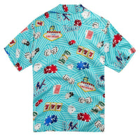 The All In Hawaiian Shirt in Teal by Rowdy Gentleman - Country Club Prep
