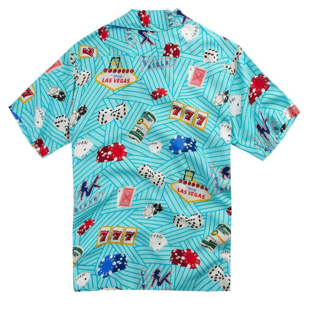 The All In Hawaiian Shirt in Teal by Rowdy Gentleman - Country Club Prep