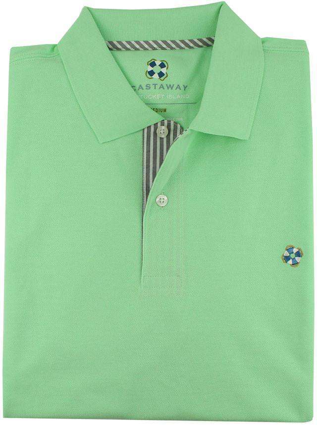 The Classic Polo Shirt in Seafoam Green by Castaway Clothing - Country Club Prep