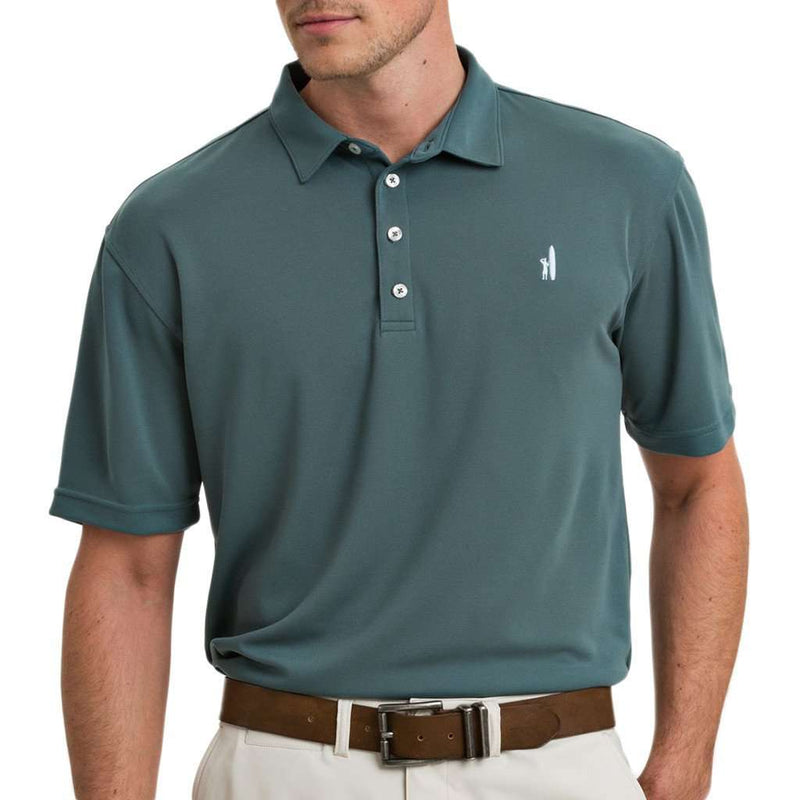 The Fairway Prep-Formance Polo in Silver Pine by Johnnie-O - Country Club Prep