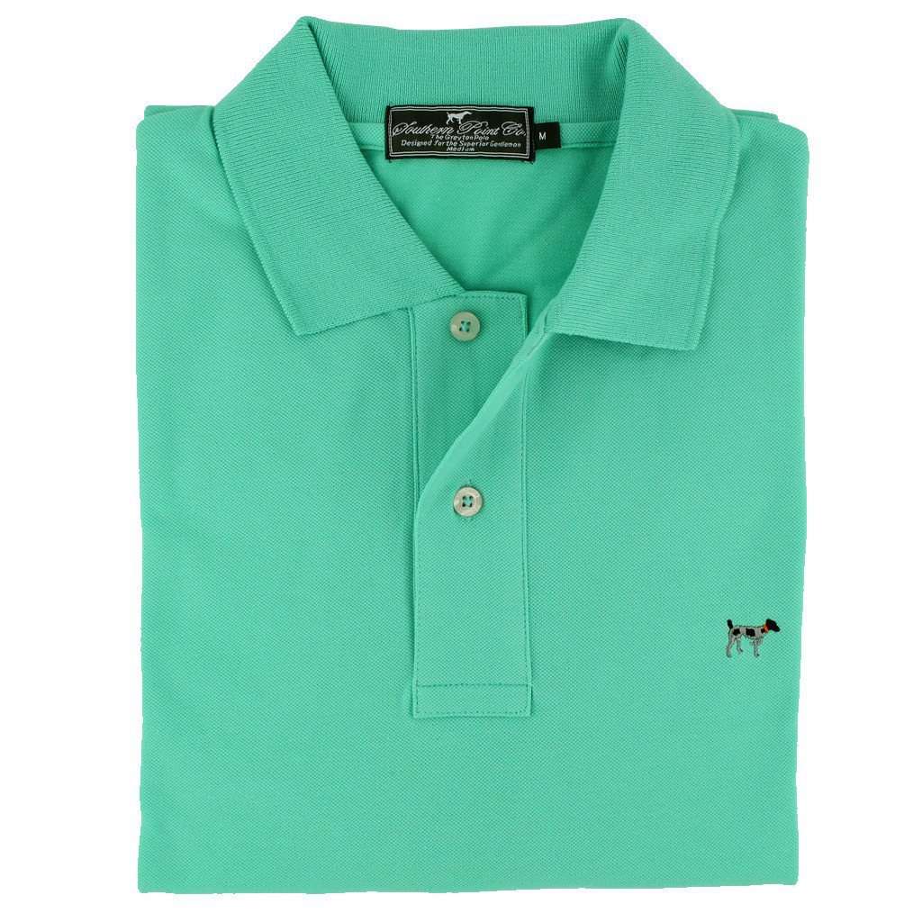 The Greyton Polo in Island Green by Southern Point Co. - Country Club Prep