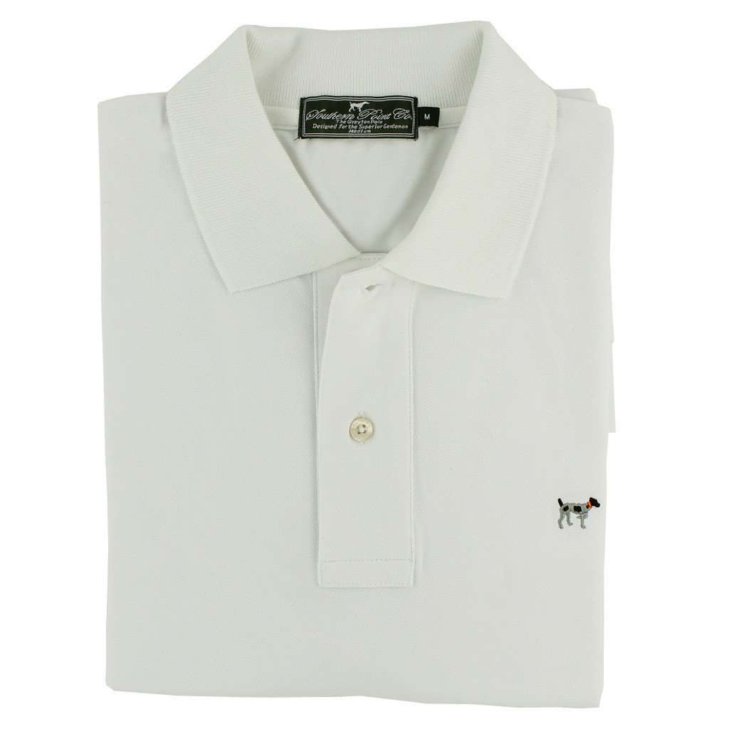 The Greyton Polo in Magnolia by Southern Point Co. - Country Club Prep