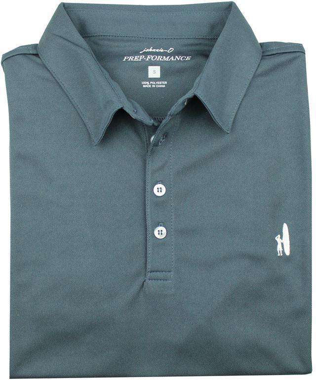 The Moisture Wicking Prep-Performance Polo in Navy by Johnnie-O - Country Club Prep