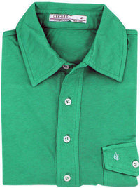 The Players Shirt in Augusta Green by Criquet - Country Club Prep