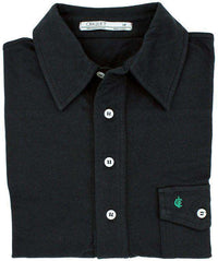 The Players Shirt in Black by Criquet - Country Club Prep