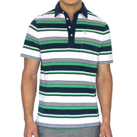 The Players Shirt in Crenshaw Stripe by Criquet - Country Club Prep