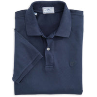 The Weathered Skipjack Polo in Dark & Stormy Navy by Southern Tide - Country Club Prep
