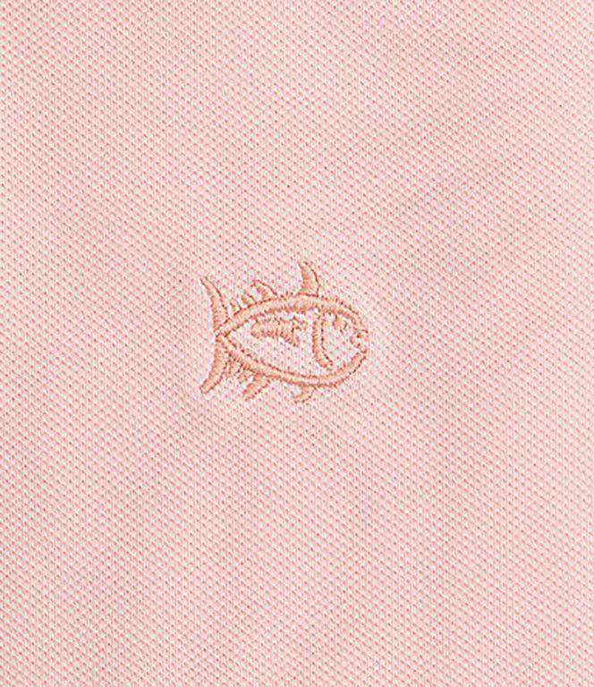 The Weathered Skipjack Polo in Reef Pink by Southern Tide - Country Club Prep
