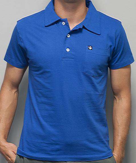 Toasting Man Polo in Royal Blue by Rowdy Gentleman - Country Club Prep