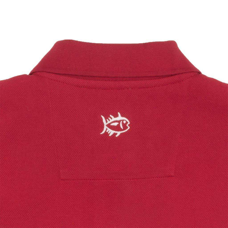 University of Alabama Gameday Skipjack Polo in Crimson by Southern Tide - Country Club Prep