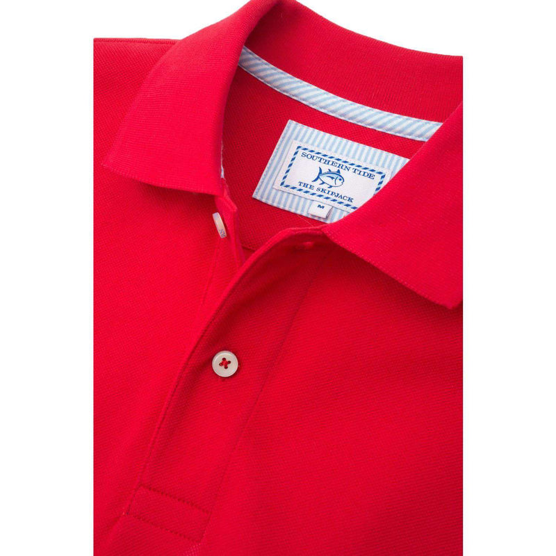University of Georgia Gameday Skipjack Polo in Red by Southern Tide - Country Club Prep