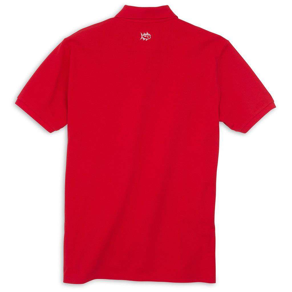 University of Georgia Gameday Skipjack Polo in Red by Southern Tide - Country Club Prep