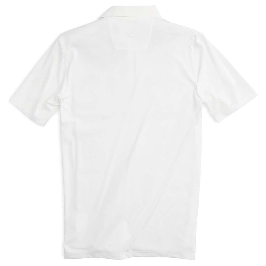 University of Kentucky Gameday Driver Performance Polo in Classic White by Southern Tide - Country Club Prep