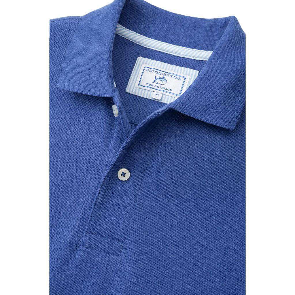 University of Kentucky Gameday Skipjack Polo in University Blue by Southern Tide - Country Club Prep