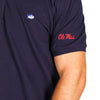 University of Mississippi Collegiate Skipjack Polo in Midnight Blue by Southern Tide - Country Club Prep