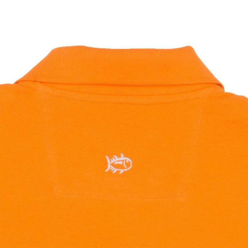 University of Tennessee Gameday Skipjack Polo in Rocky Top Orange by Southern Tide - Country Club Prep