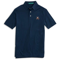 University of Virginia Gameday Driver Performance Polo in Navy by Southern Tide - Country Club Prep