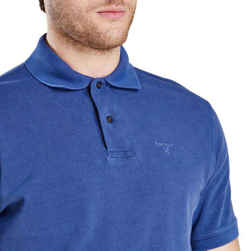 Washed Sports Polo in Navy by Barbour - Country Club Prep