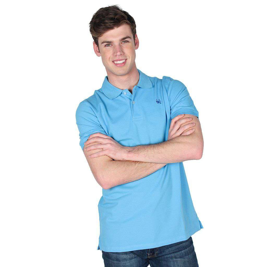 Winyah Polo in Baby Blue by Coast - Country Club Prep