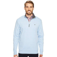 Custom Lindenhurst Quarter Zip in Jake Blue by Vineyard Vines - Country Club Prep