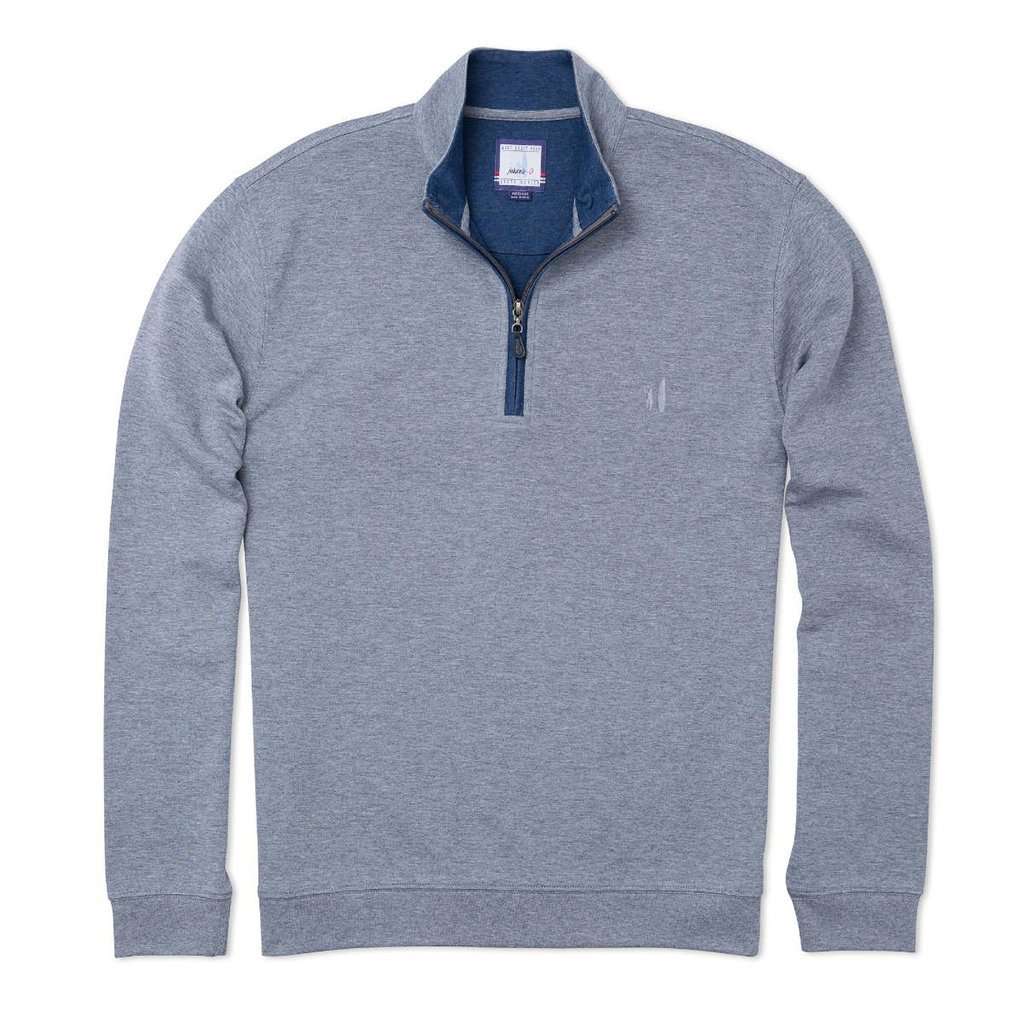 Sully 1/4 Zip Performance Pullover in Meteor by Johnnie-O - Country Club Prep