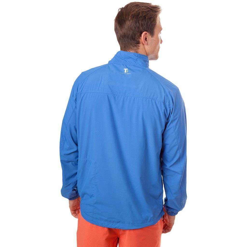 Admiral Packable 1/4 Zip Pullover in Blue Stream by Southern Tide - Country Club Prep