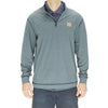 Auburn Drytec Topspin Half Zip Pullover in Charcoal by Cutter & Buck - Country Club Prep