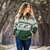 Banff Pullover in Dark Green by Southern Marsh - Country Club Prep