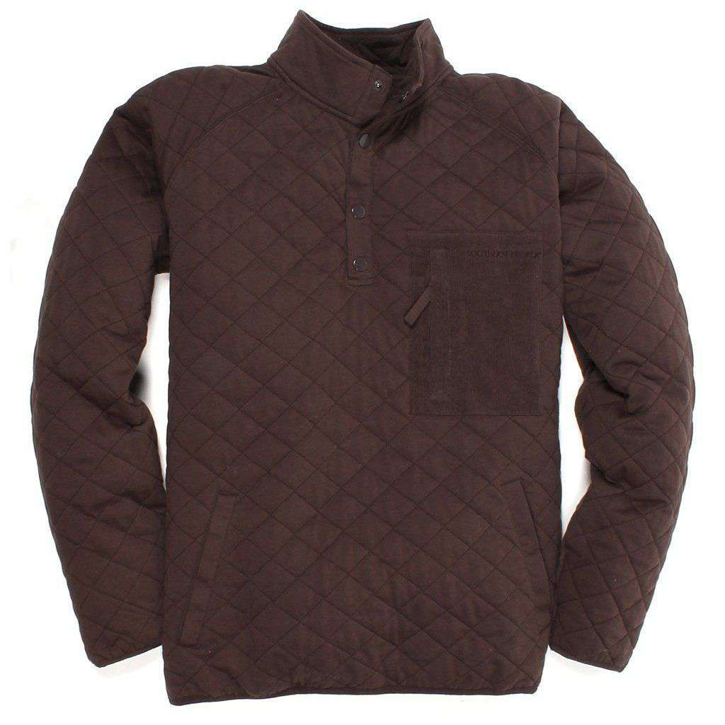 Barrett Pullover in Bark by Southern Proper - Country Club Prep