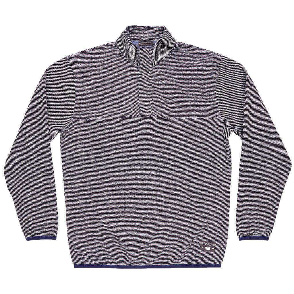 Eagle Trail Pullover in Navy and White Trail by Southern Marsh - Country Club Prep